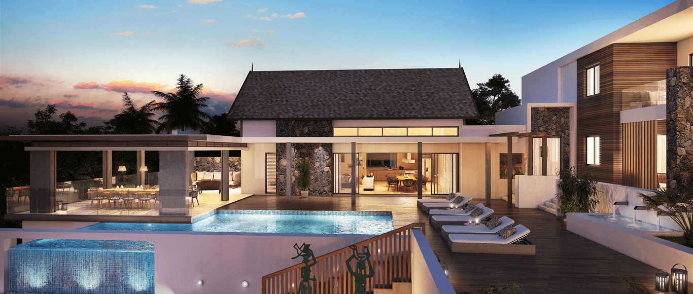 Our prestige Pailleenqueue villas Anbalaba Live Mauritius